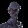 a humanoid alien