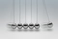 3D rendered illustration of Newton cradle Royalty Free Stock Photo