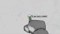 3d rendered illustration of Robot Hand Clicks To Captcha I am not robot test Hd v2