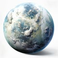 Snow-covered Earth: A Detailed Zbrush Creation Of A Post-apocalyptic World Royalty Free Stock Photo
