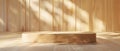 D Rendered Maple Wood Header Image for Website or Print Advertisement. Concept 3D Rendering, Maple