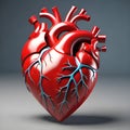 3d rendered medically accurate illustration of a heart with 2 bypasses