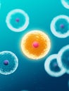 Human cells Royalty Free Stock Photo