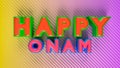 3d rendered onam greetings