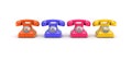 3d rendered retro telephone