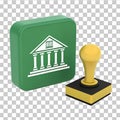3D Rendered Security Camera Illustration with Modern Design