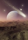 3d rendered Space Art: Alien Planet