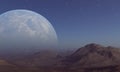 3d rendered Space Art: Alien Planet