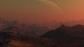 3d rendered Space Art: Alien Planet