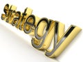3D rendered Strategy word