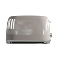 3d renderign of white kitchen toaster isolated on a white background.