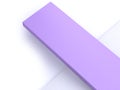 3d render abstract background purple-violet square