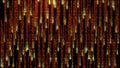 3D rendering of abstract blocks of matrix code located in the virtual space Royalty Free Stock Photo