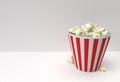 3d Rendering Abstract Cartoon Style Popcorn Bucket Illustration Royalty Free Stock Photo