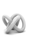 3D rendering abstract knot Royalty Free Stock Photo
