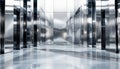 3d rendering of an abstract minimalist architectural structure, geometric architecture with chrome or metallic design. Royalty Free Stock Photo