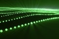 3d rendering abstract polygonal low poly wave background with connecting dots and lines. Abstract Flow. Connection Royalty Free Stock Photo