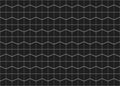 3d rendering. Abstract seamless black trapezoidal pattern wall background