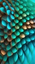 3d rendering of abstract wavy background. Royalty Free Stock Photo