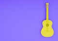 acoustic guitar background with empty space Royalty Free Stock Photo