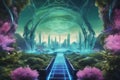 3 d rendering - alien fantasy - alien background3 d rendering - alien fantasy - alien