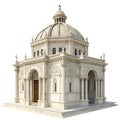 3D rendering architecture design isolated on transparent background