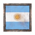 Old Argentina flag Royalty Free Stock Photo