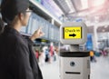 Assistant robot in airport