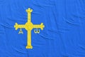 3d rendering of Asturias Community flag