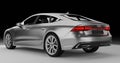 3D rendering Of Audi Sportsback on isolated Background Royalty Free Stock Photo