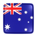 Australia flag icon Royalty Free Stock Photo