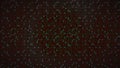 3D rendering of the background based on binary code technology Royalty Free Stock Photo