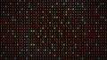 3D rendering of the background based on binary code technology Royalty Free Stock Photo