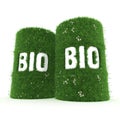 3D rendering barrel of biofuels