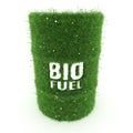 3D rendering barrel of biofuels