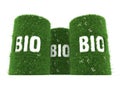 3D rendering barrel of biofuels