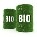 3D rendering barrel of biofuels