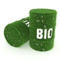 3D rendering barrel of biofuels