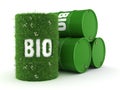 3D rendering barrel of biofuels