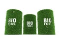 3D rendering barrels of biofuels