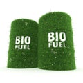 3D rendering barrels of biofuels