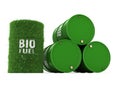 3D rendering barrels of biofuels