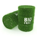 3D rendering barrels of biofuels