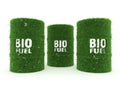 3D rendering barrels of biofuels