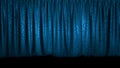 3D rendering of a beautiful curtain for a theater or opera stage