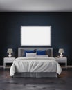 3d rendering bedroom Royalty Free Stock Photo