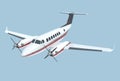 Beechcraft King Air 350 airplane Royalty Free Stock Photo