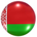 Belarus national flag button