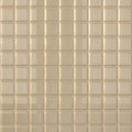 3d rendering of beveled square glossy beige ceramic tiles Royalty Free Stock Photo