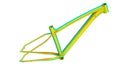 3D rendering - bicycle frame finite element analysis